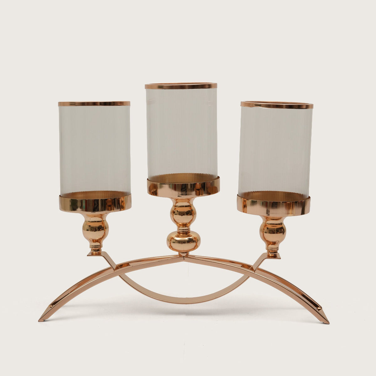 Grand Arch Candle Holder with Polished Base