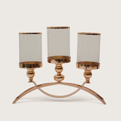 Grand Arch Candle Holder with Polished Base