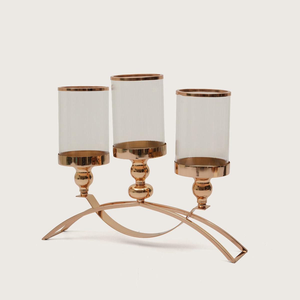 Grand Arch Candle Holder with Polished Base