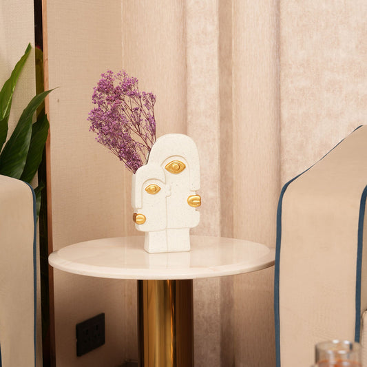 Dual Face Ceramic Vase