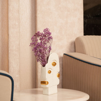 Dual Face Ceramic Vase