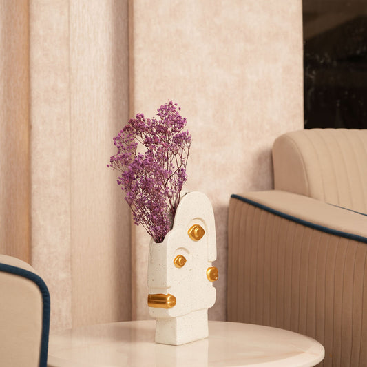 Dual Face Ceramic Vase
