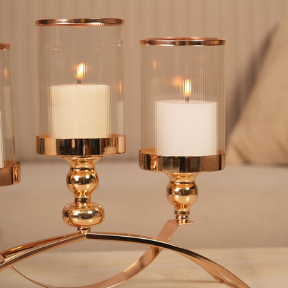 Grand Arch Candle Holder with Polished Base