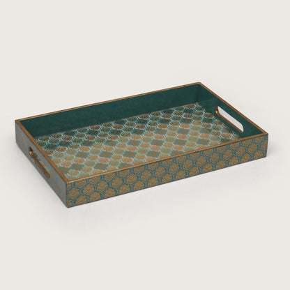 Damask Nesting Serving Trays -  Set of 3
