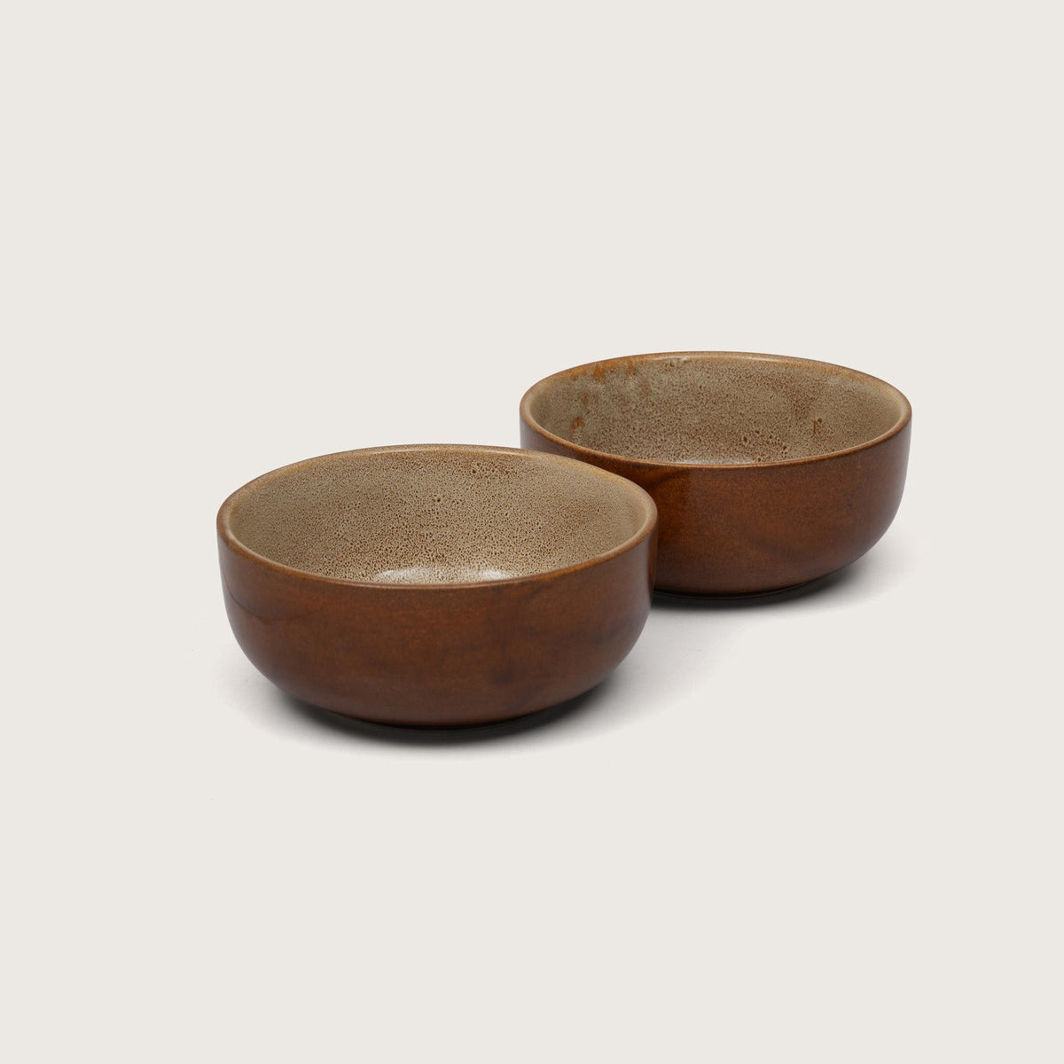 Rustic Earth Serving Bowls: Set of 2