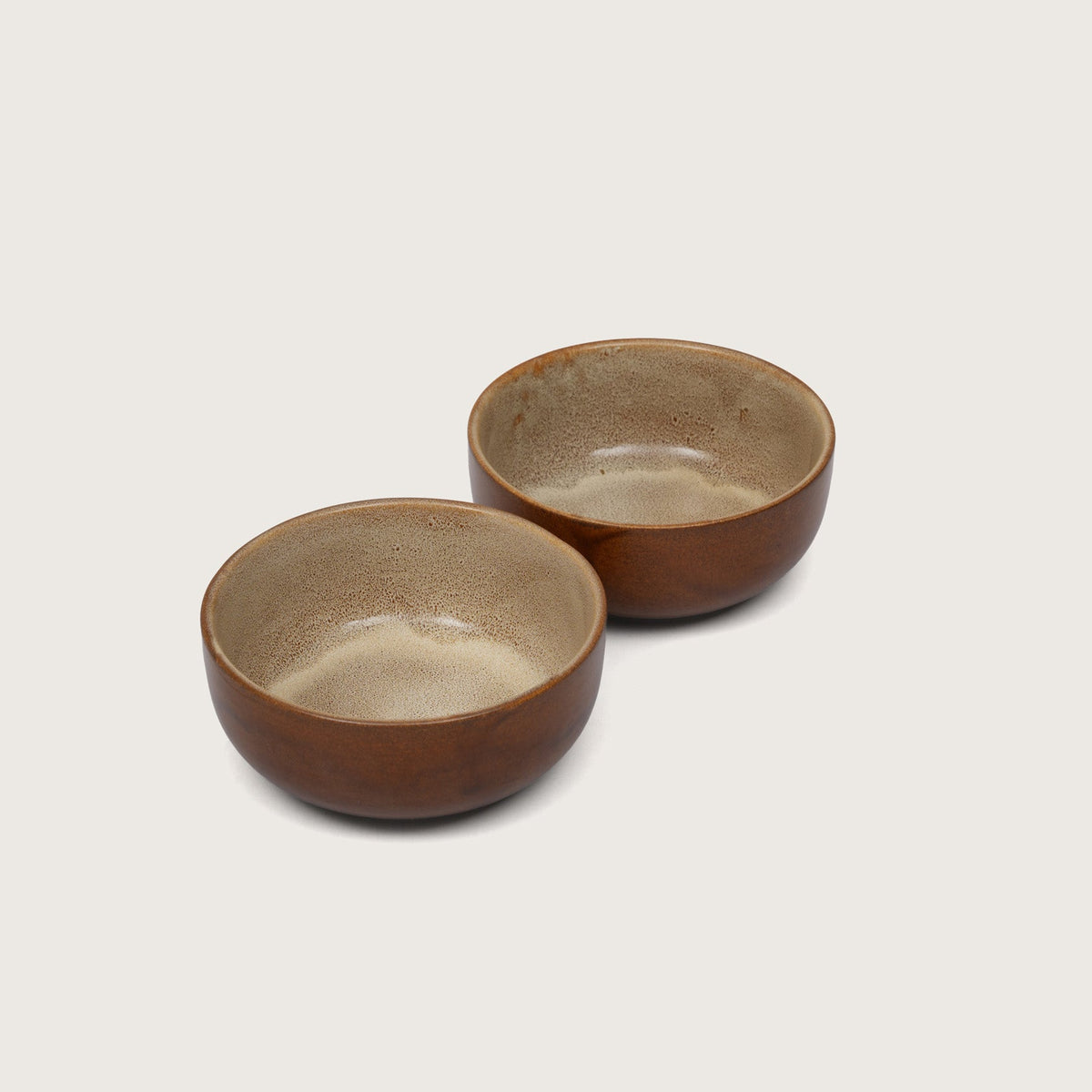 Rustic Earth Serving Bowls: Set of 2