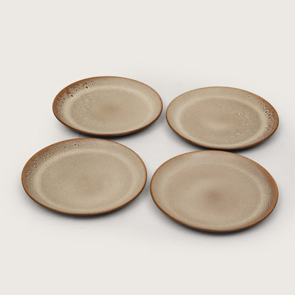 Rustic Earth Dinner Plate: Set of 4