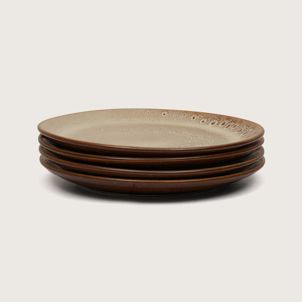 Rustic Earth Dinner Plate: Set of 4