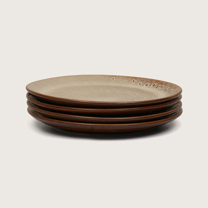 Rustic Earth Dinner Plate: Set of 4