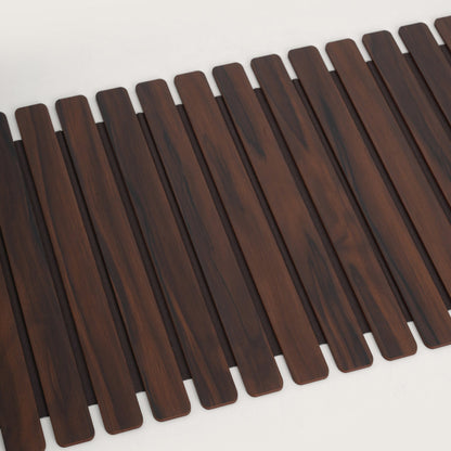Architectural Slatted Table Runner 14X72 Inches