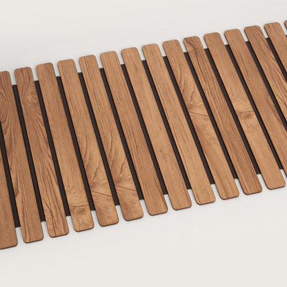 Architectural Slatted Table Runner 14X72 Inches
