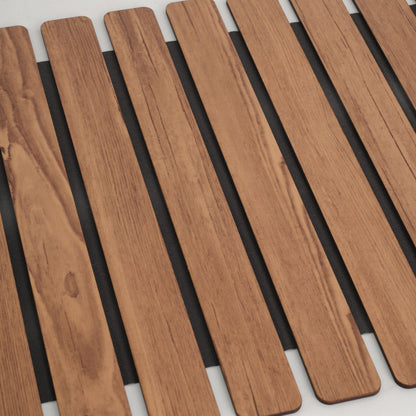 Wave-Accent Slatted Table Runner 14*36 Inch