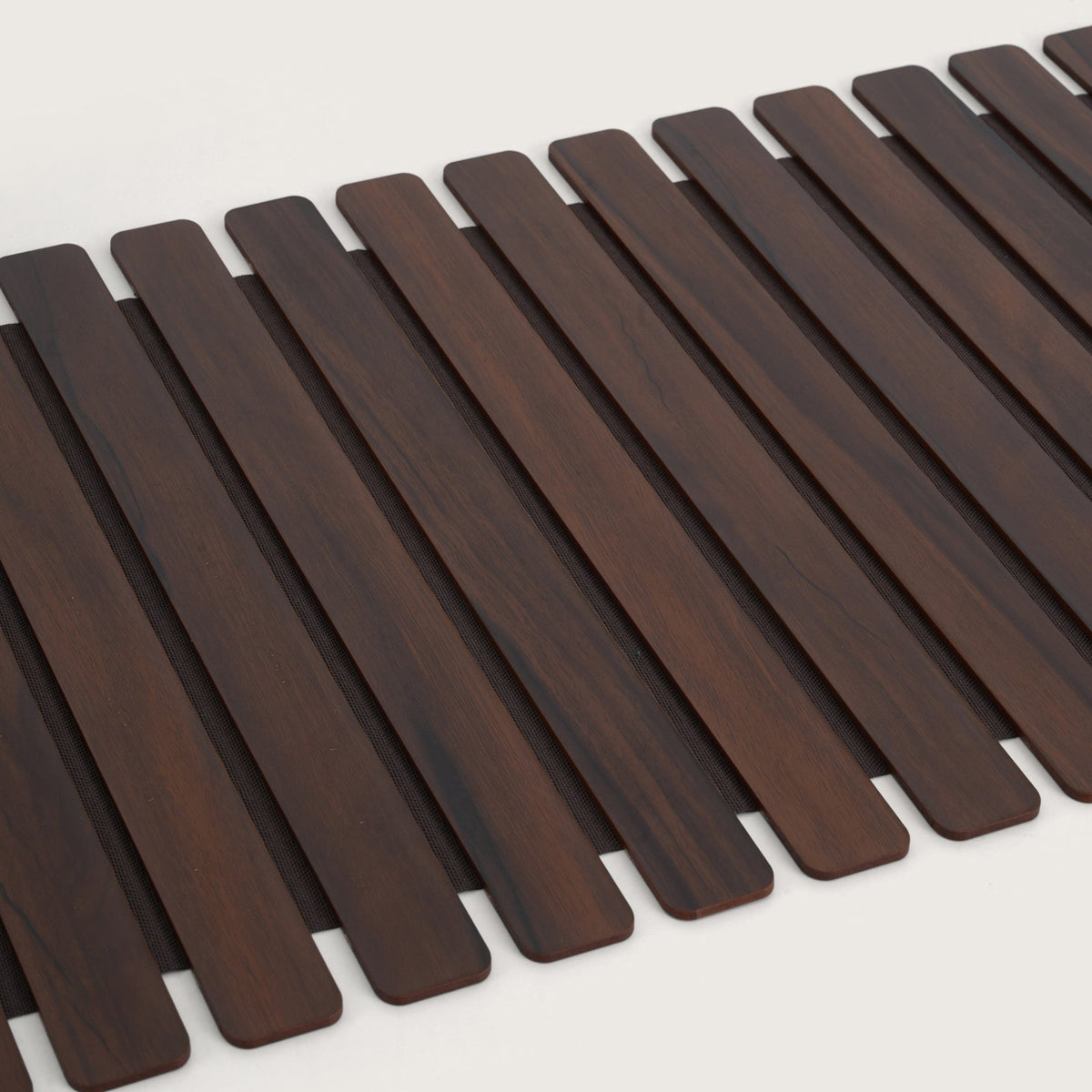 Wave-Accent Slatted Table Runner 14*36 Inch