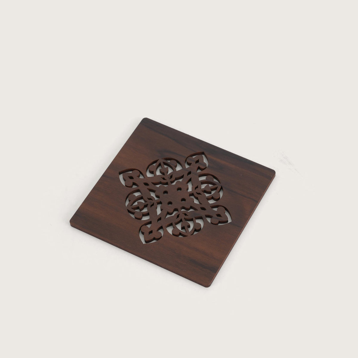 Espresso Square Glass Coaster