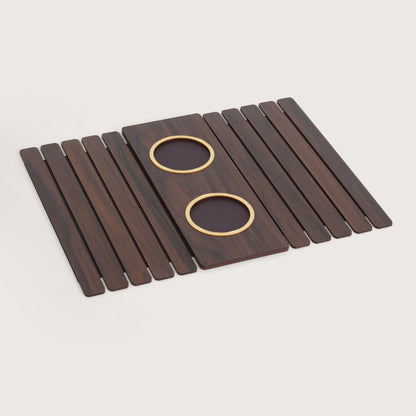 Sofa Armrest Tray with Anti-Slip Center