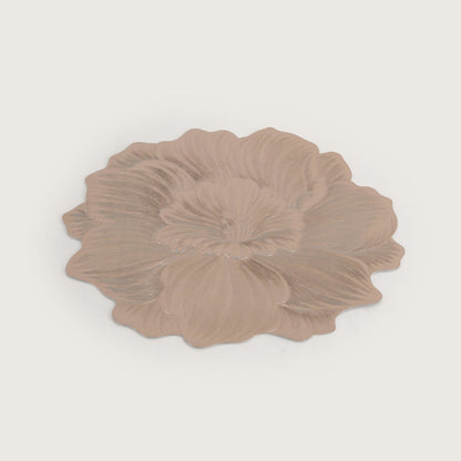 Rose Gold Hibiscus Bloom Placemat Set of 6