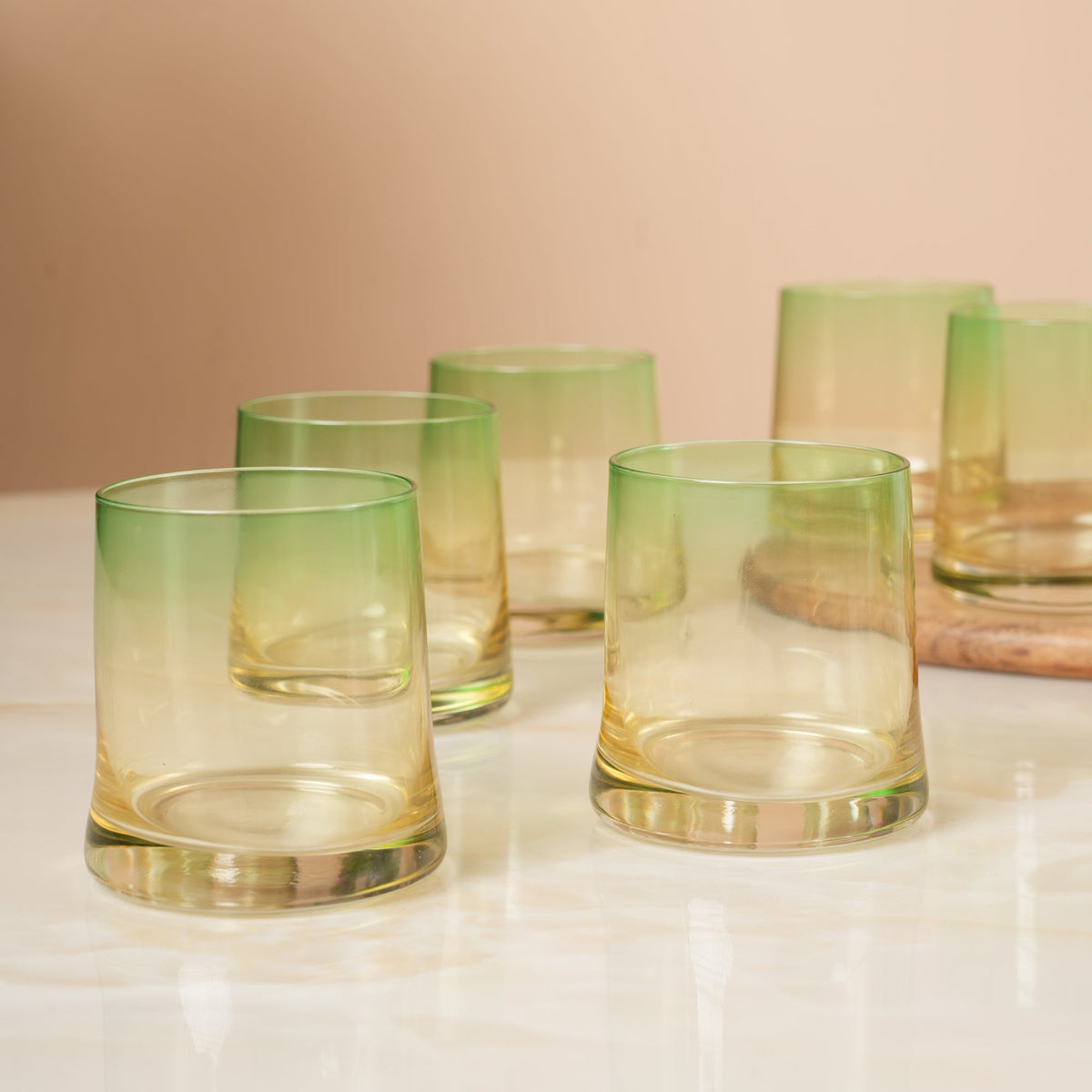 Glass Decanter Set with Tumblers & Lid