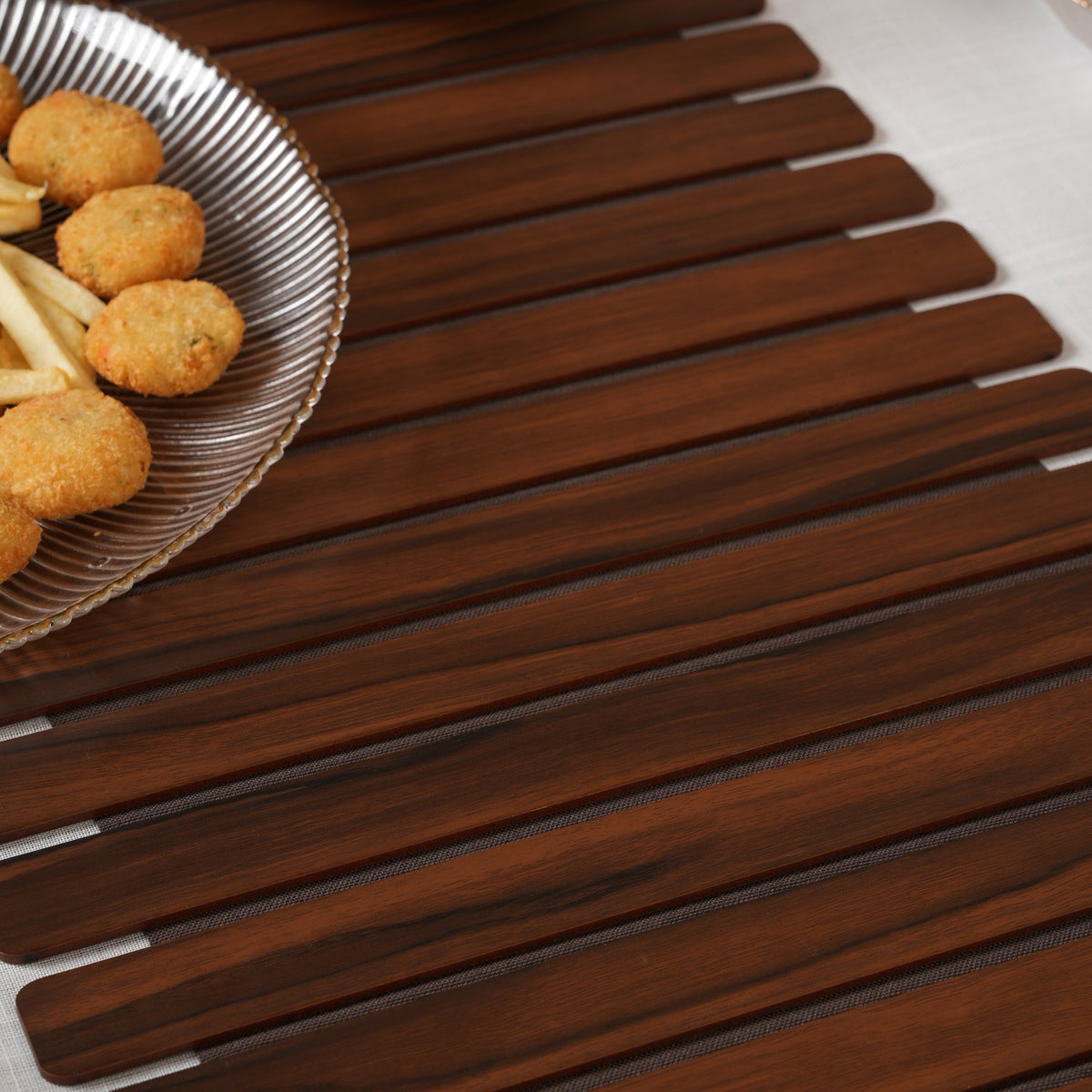 Architectural Slatted Table Runner-14*36 Inches