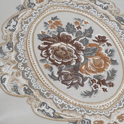 Victorian Table Runner with Tasseled Ends In 4 Shades