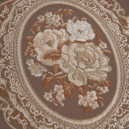 Victorian Table Runner with Tasseled Ends In 4 Shades