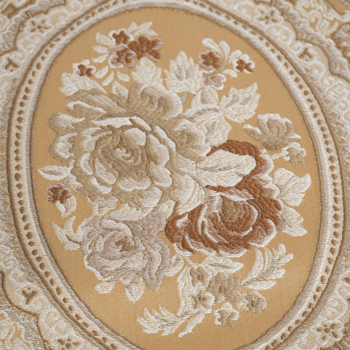 Victorian Table Runner with Tasseled Ends In 4 Shades