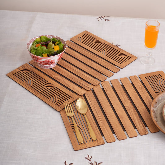 Ornate Medallion Slatted Placemat