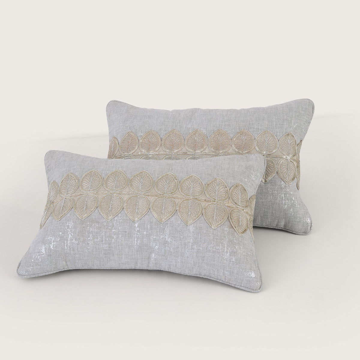 The Gilded Leaf Cushion Cover - Set of 2