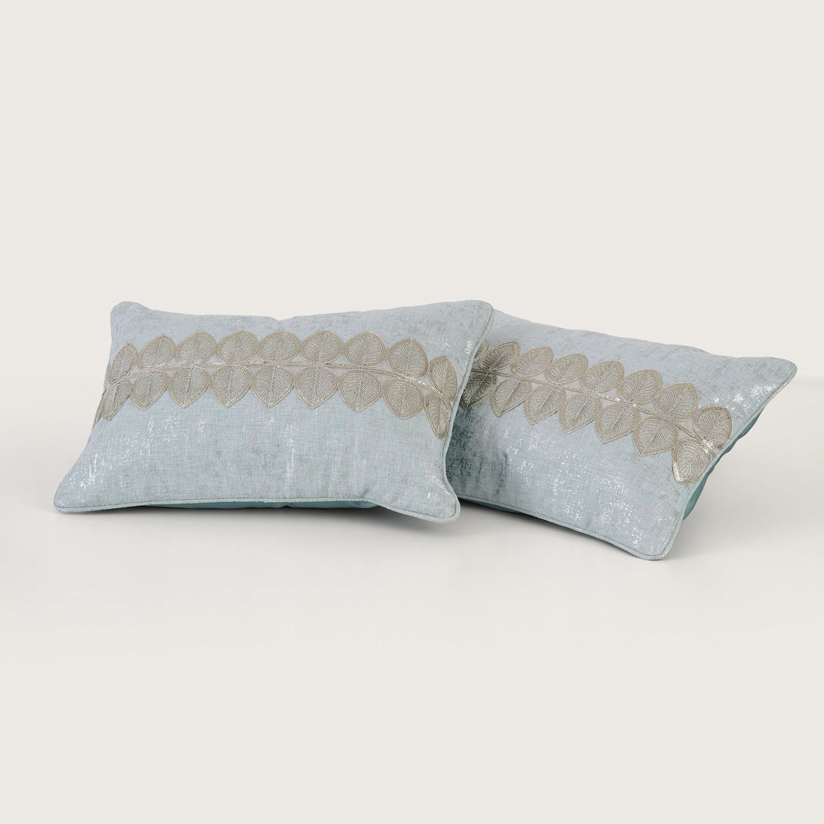 The Gilded Leaf Cushion Cover - Set of 2