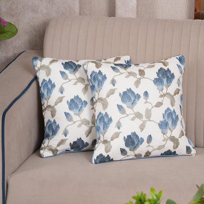 Vintage Botanical Vine Cushion Cover - Set of 2