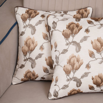 Vintage Botanical Vine Cushion Cover - Set of 2