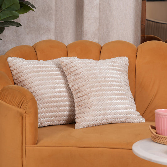 Popcorn Weave Cushion Cover - Set of 2