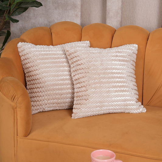 Popcorn Weave Cushion Cover - Set of 2