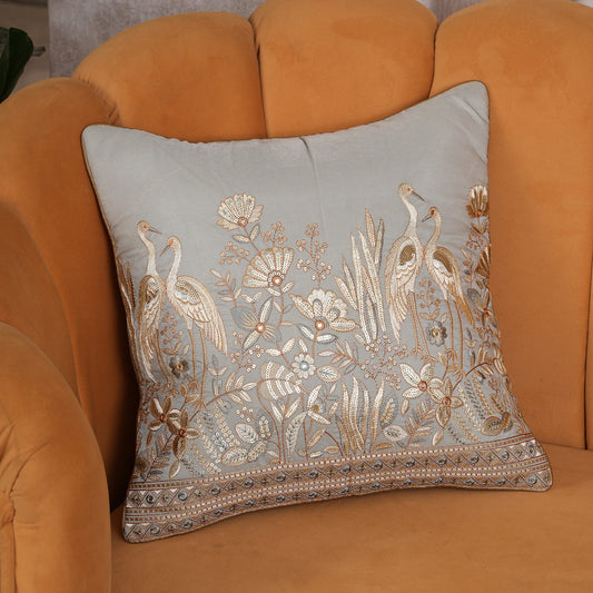 Flora & Feathers Cushion Cover