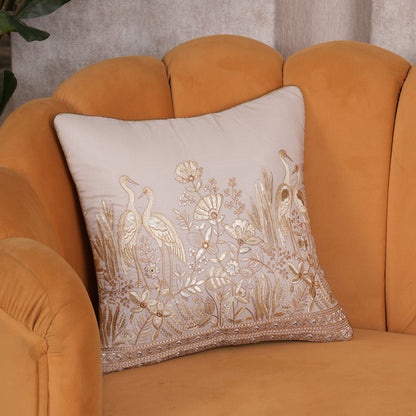 Flora & Feathers Cushion Cover