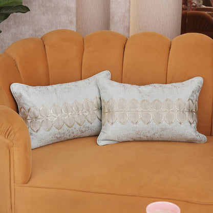 The Gilded Leaf Cushion Cover - Set of 2