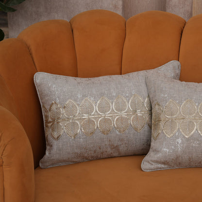 The Gilded Leaf Cushion Cover - Set of 2