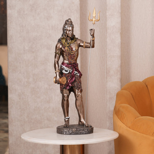 Divine 2 Feet Large Mahadev Sculpture with Trishul
