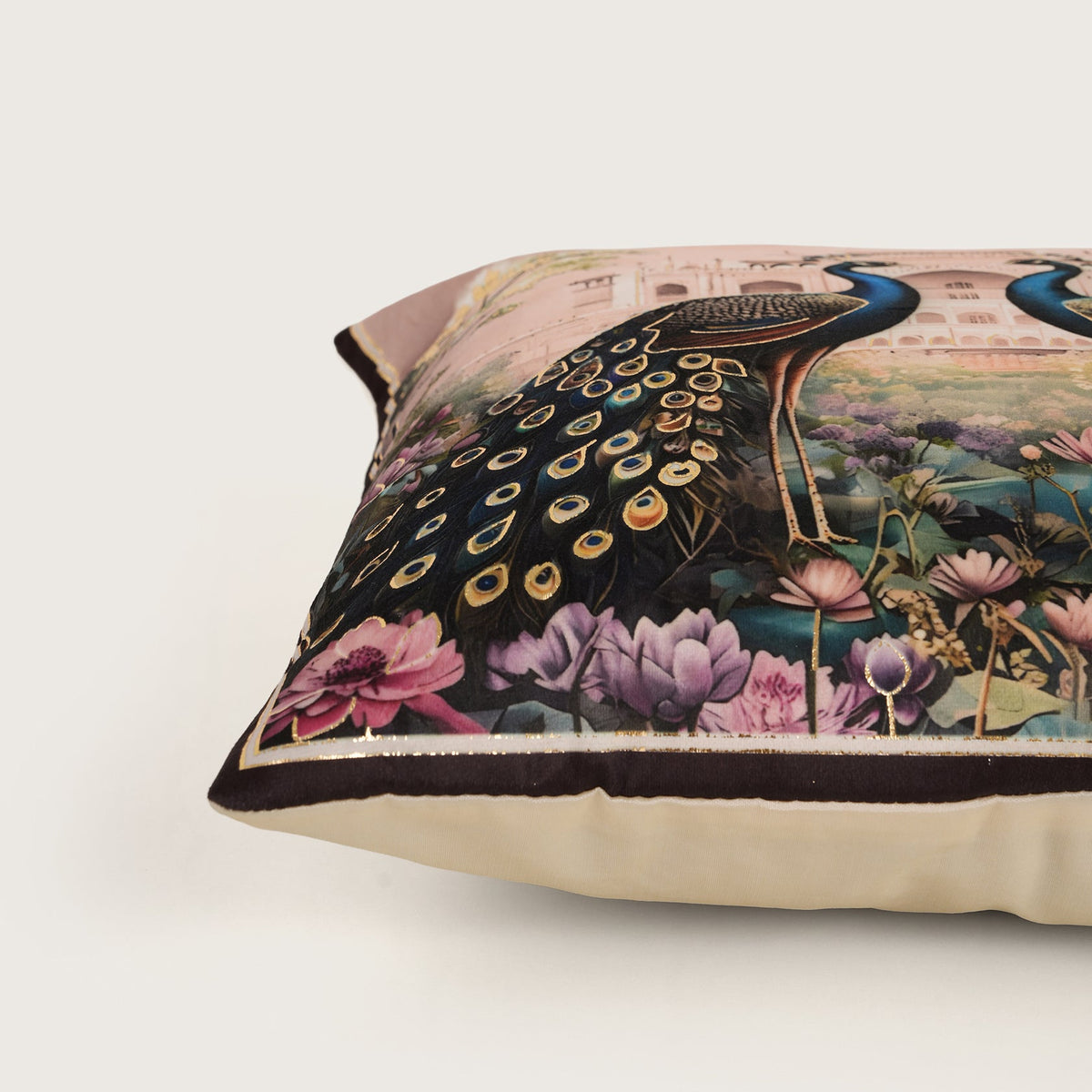 Regal Peacock Cushion Covers