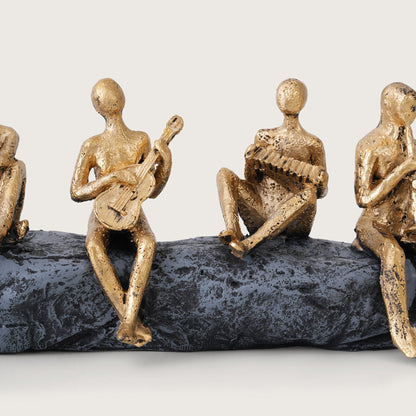 Abstract Miniature Musicians Showpiece