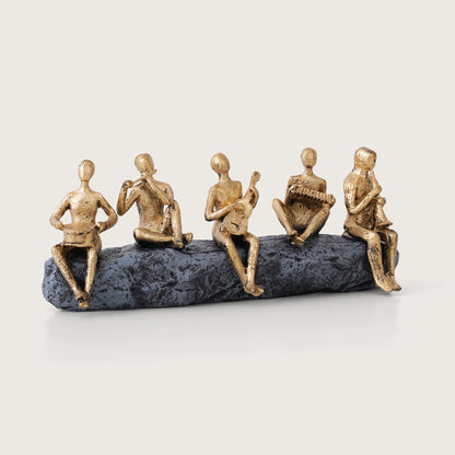 Abstract Miniature Musicians Showpiece