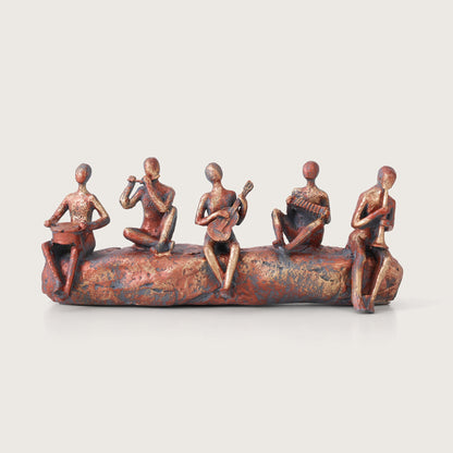 Abstract Miniature Musicians Showpiece