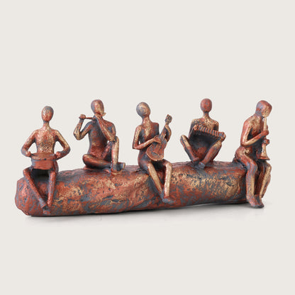 Abstract Miniature Musicians Showpiece