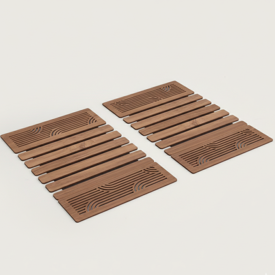 Ornate Medallion Slatted Placemat