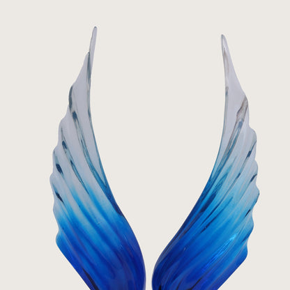 Angel Wings Figurine Showpiece - Blue