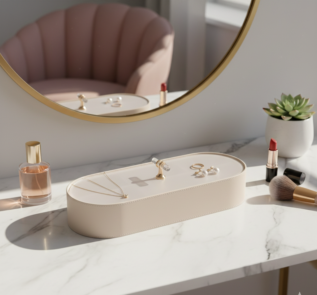 Luxe Multicompartment Organiser White