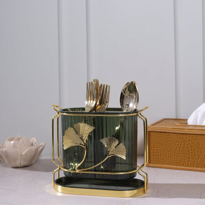 Gingko Leaves Cutlery Stand