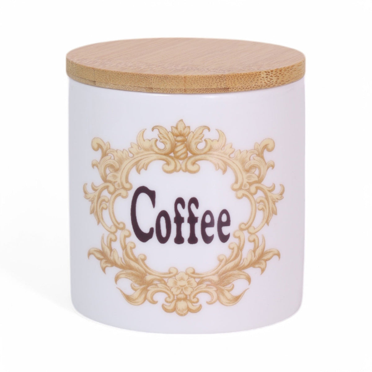 Coffee, Sugar & Tea Jar 850ML with Bamboo Lid & Tray Set of 3