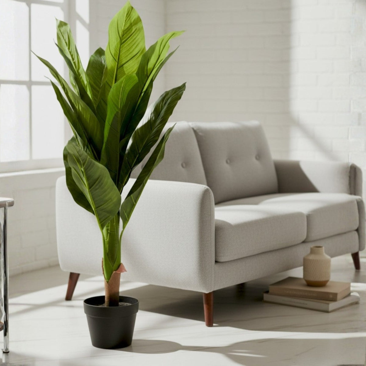 Botanical Accent Plant with Tapered Base