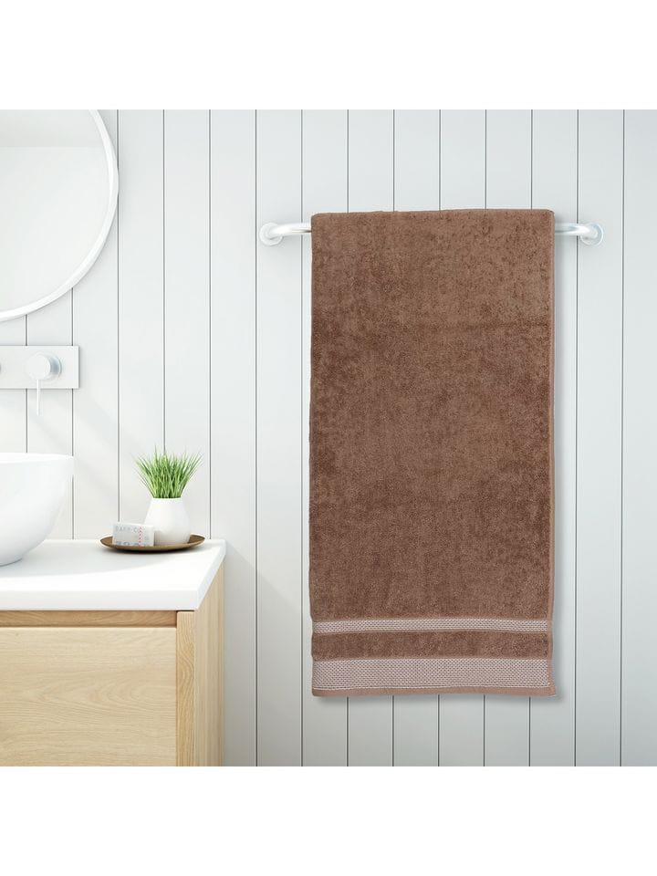 HOME 360 Blooms Softer 100% Cotton Bath Towel 75X150 CM | Washed Ultra Absorbency | Dries Quicker | Perfect for everyday use